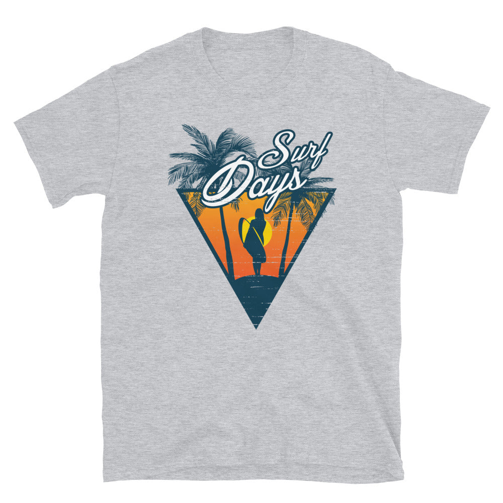 Surf Days Vintage Fit Unisex Softstyle T-Shirt