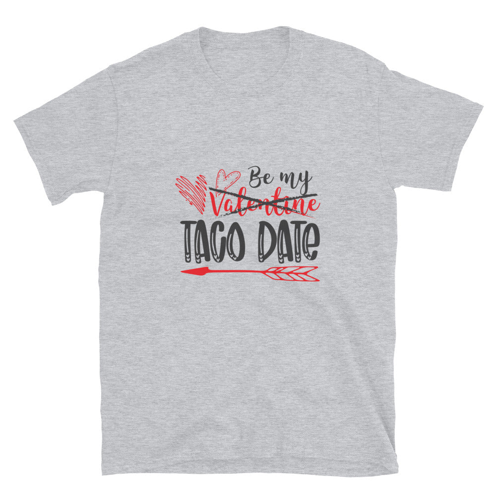 Taco Date, süßes Valentinstag-Fit-Unisex-Softstyle-T-Shirt