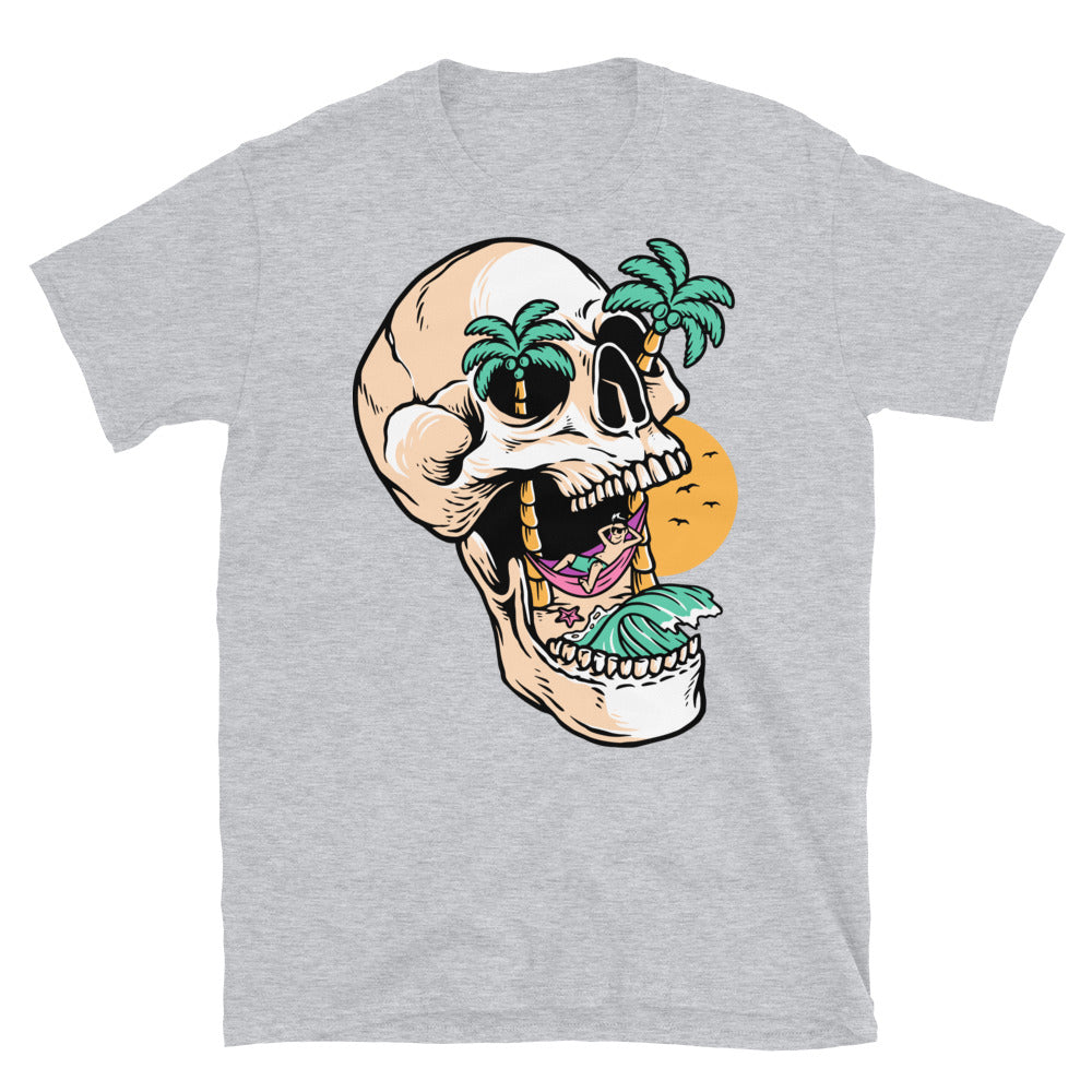 Relax on skull island Fit Unisex Softstyle T-Shirt