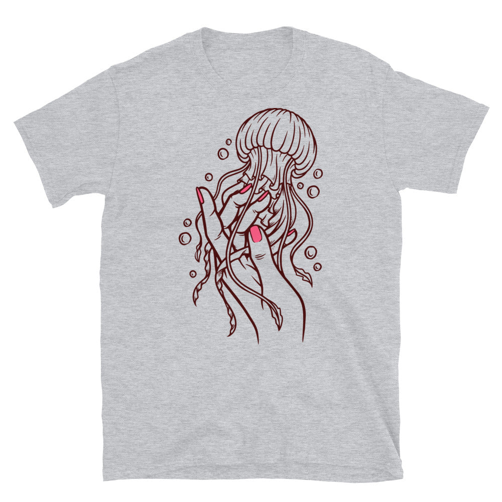 Hands and Jellyfish - Fit Unisex Softstyle T-Shirt