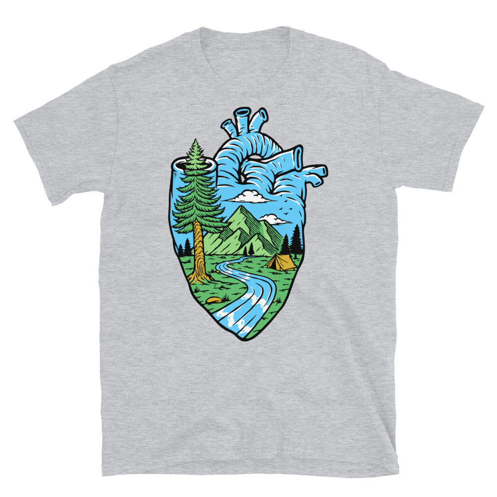 Nature in my heart Fit Unisex Softstyle T-Shirt