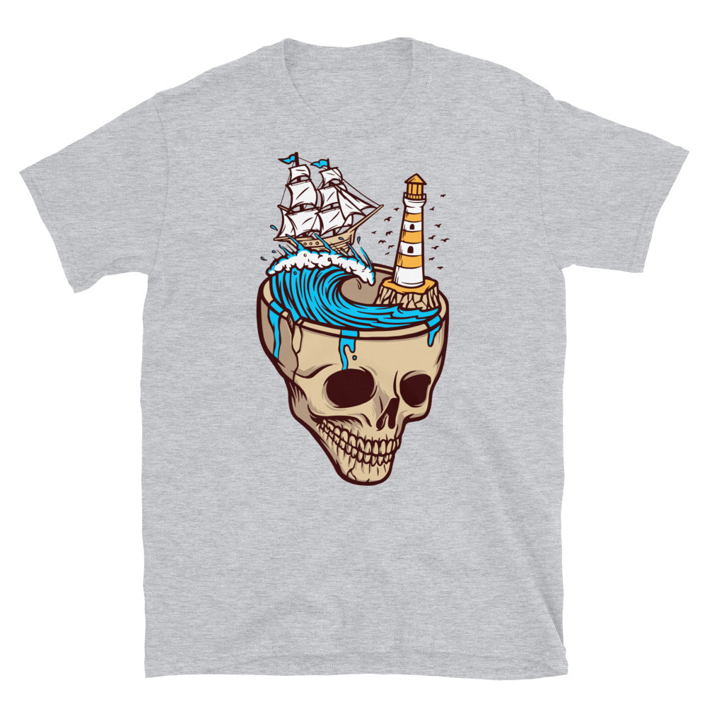 Aventura en el mar de terror Fit Unisex Softstyle Camiseta