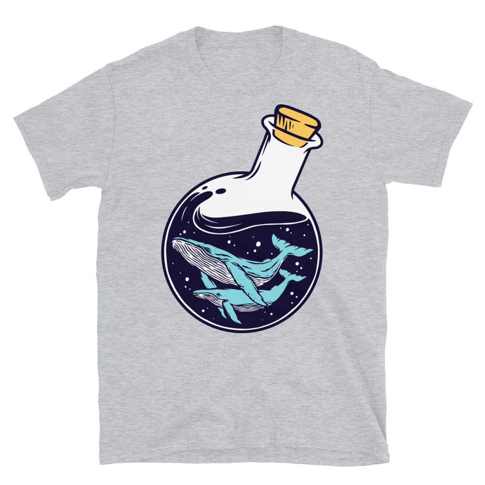 botella de ballena Fit Unisex Softstyle camiseta