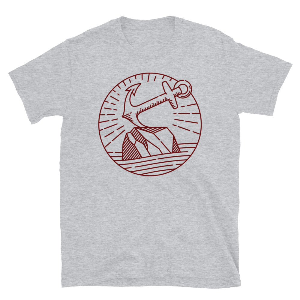 Classic Anchor on a Rock - Fit Unisex Softstyle T-Shirt