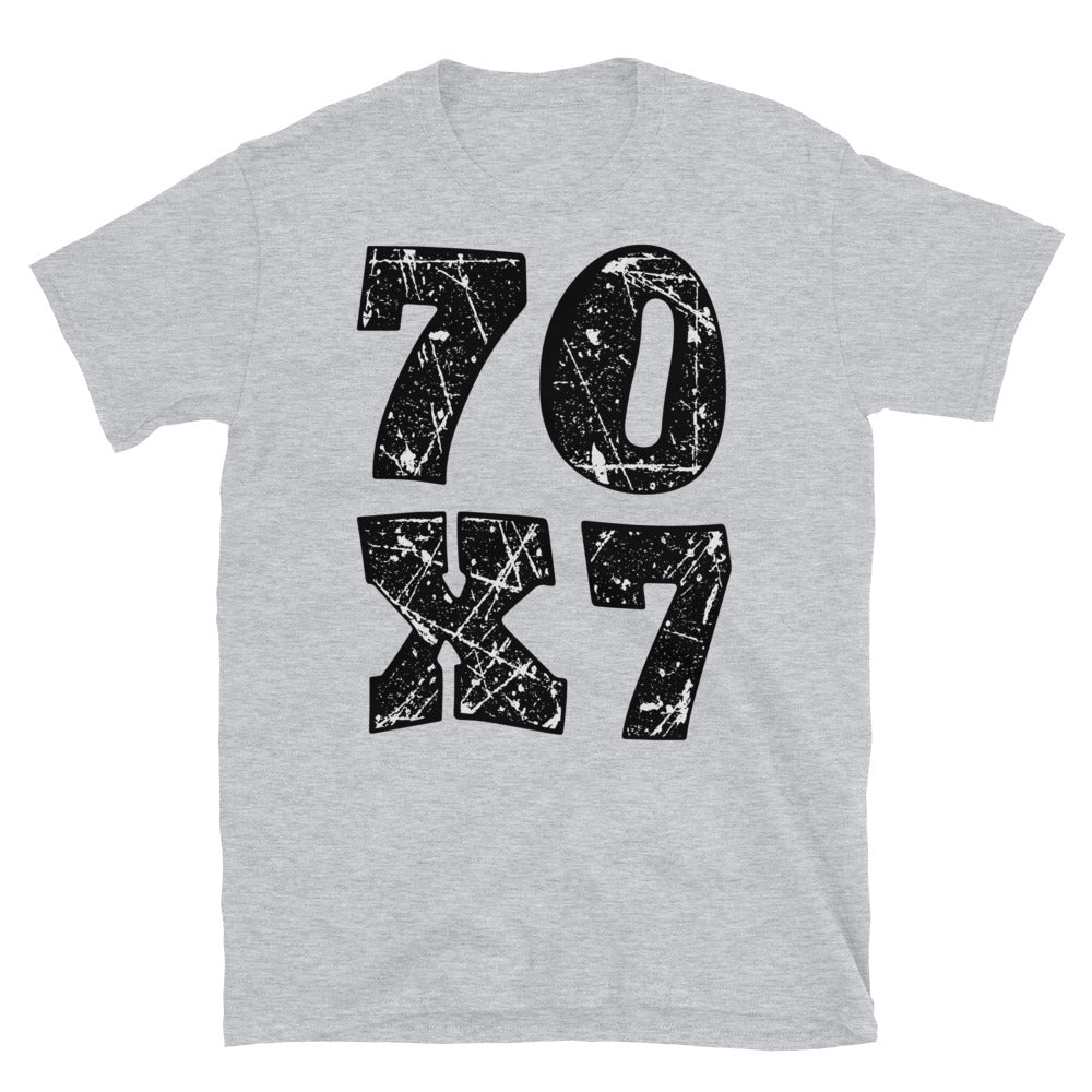 70 x 7 Christian - Fit Unisex Softstyle T-Shirt