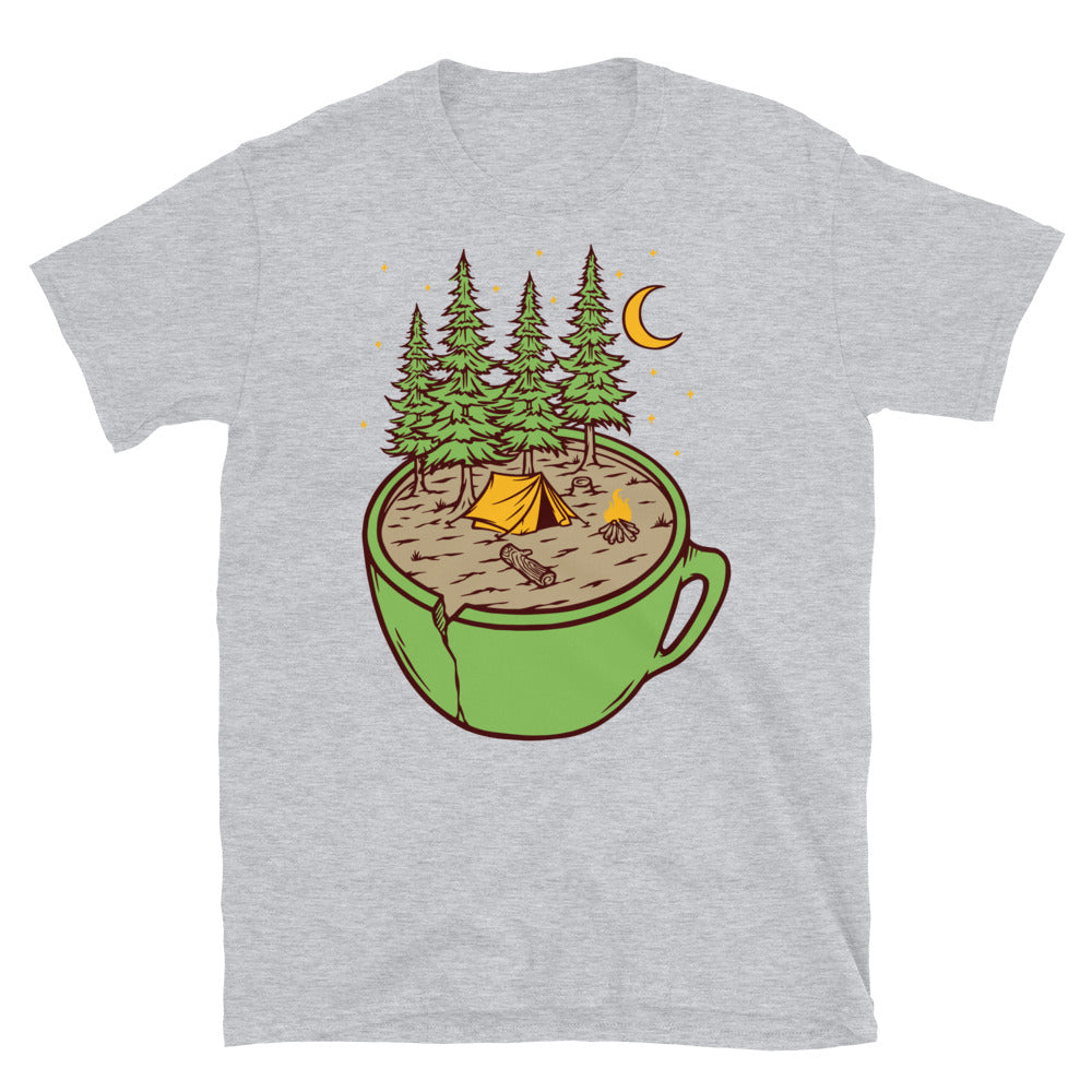 Camping and Cup - Fit Unisex Softstyle T-Shirt