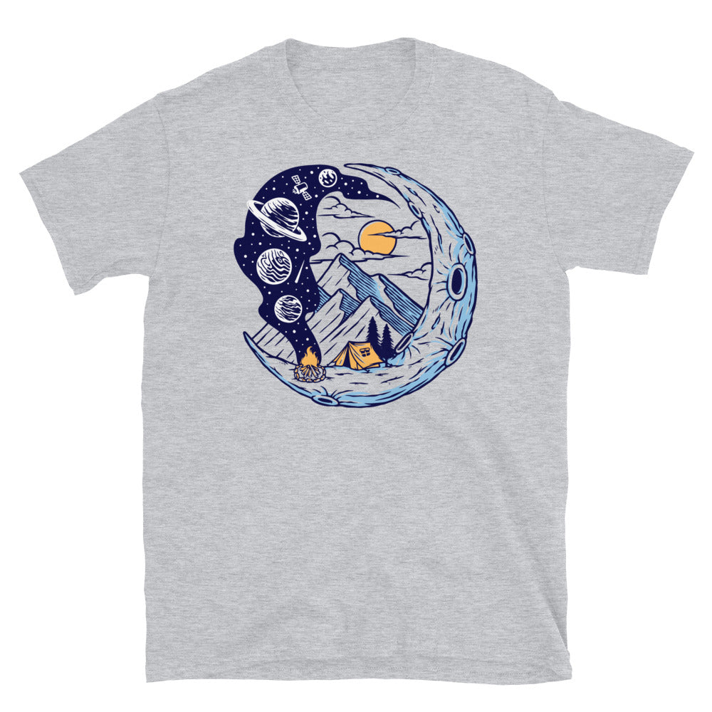 Camping on the Moon - Fit Unisex Softstyle T-Shirt