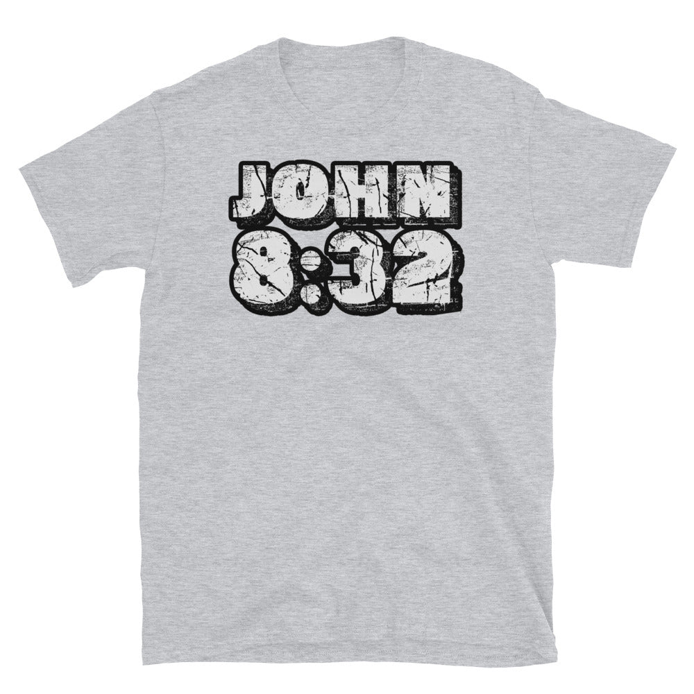 John 8:32 Christian - Fit Unisex Softstyle T-Shirt