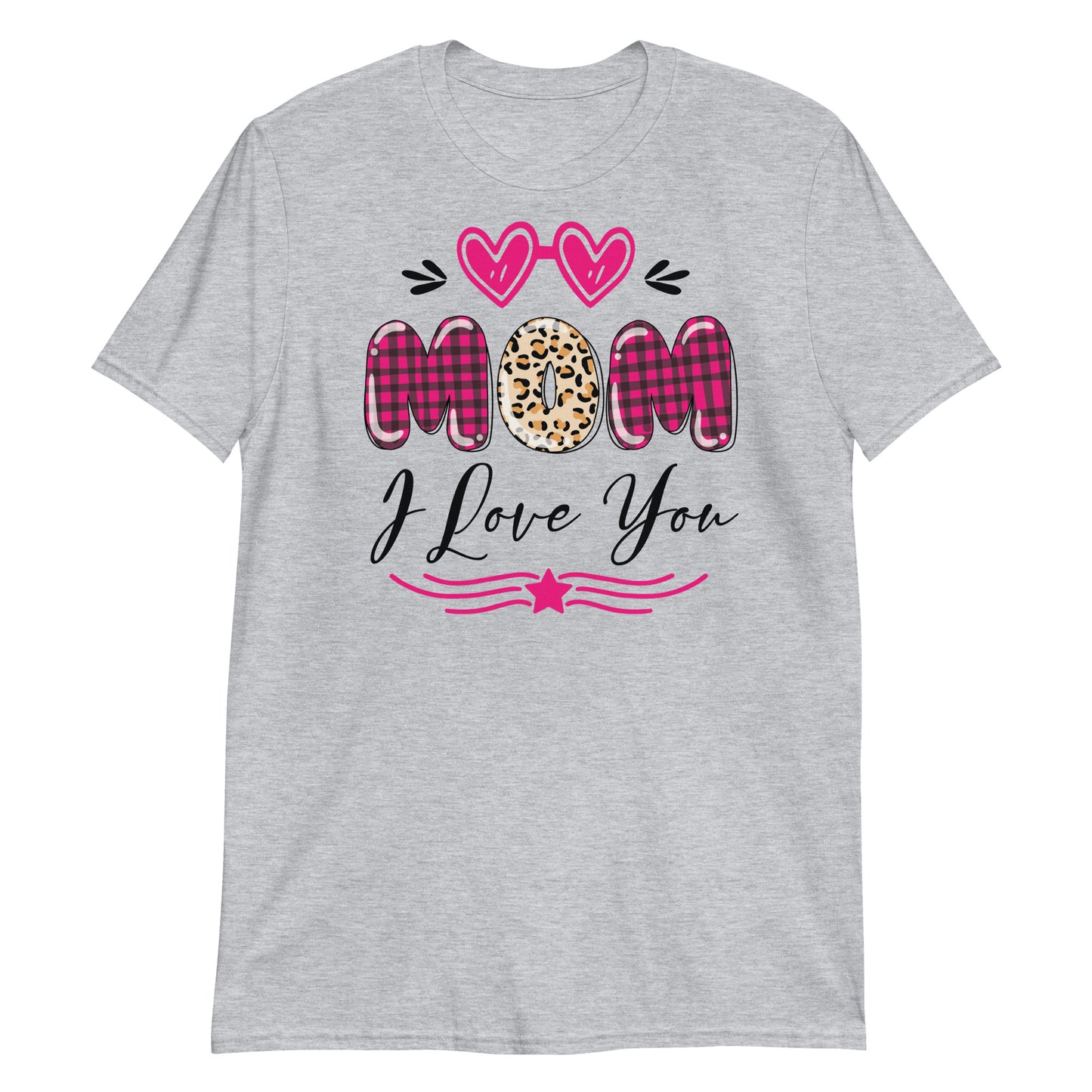 Mama, ich liebe dich, passgenaues Unisex-Softstyle-T-Shirt