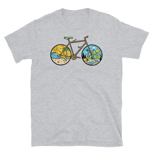 Nature bike Fit Unisex Softstyle T-Shirt