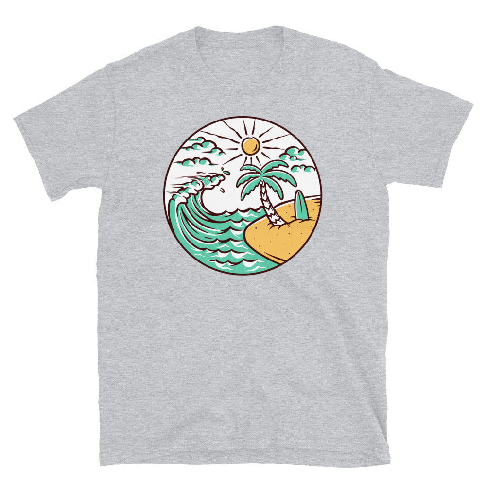 Nature beach view Fit Unisex Softstyle T-Shirt