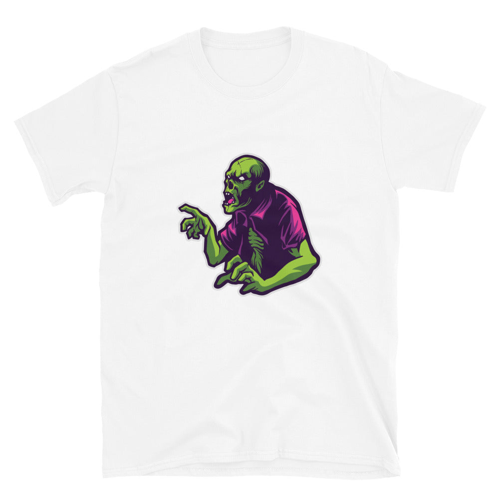 Zombie Scream Horror Fit Unisex Softstyle T-Shirt