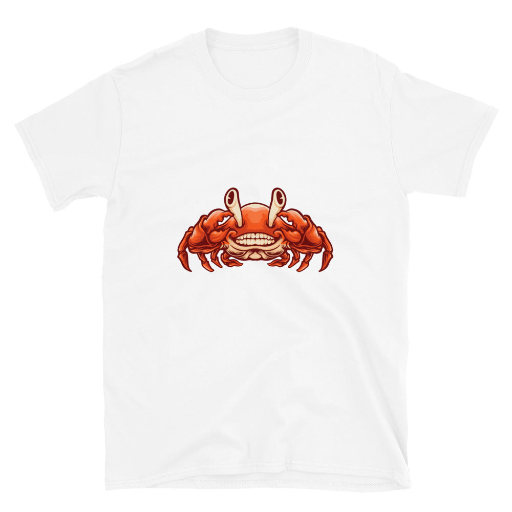 Smiling Crab mascot cartoon style Fit Unisex Softstyle T-Shirt