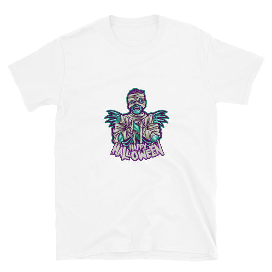 Zombie Mummy, Happy Halloween Fit Unisex Softstyle T-Shirt