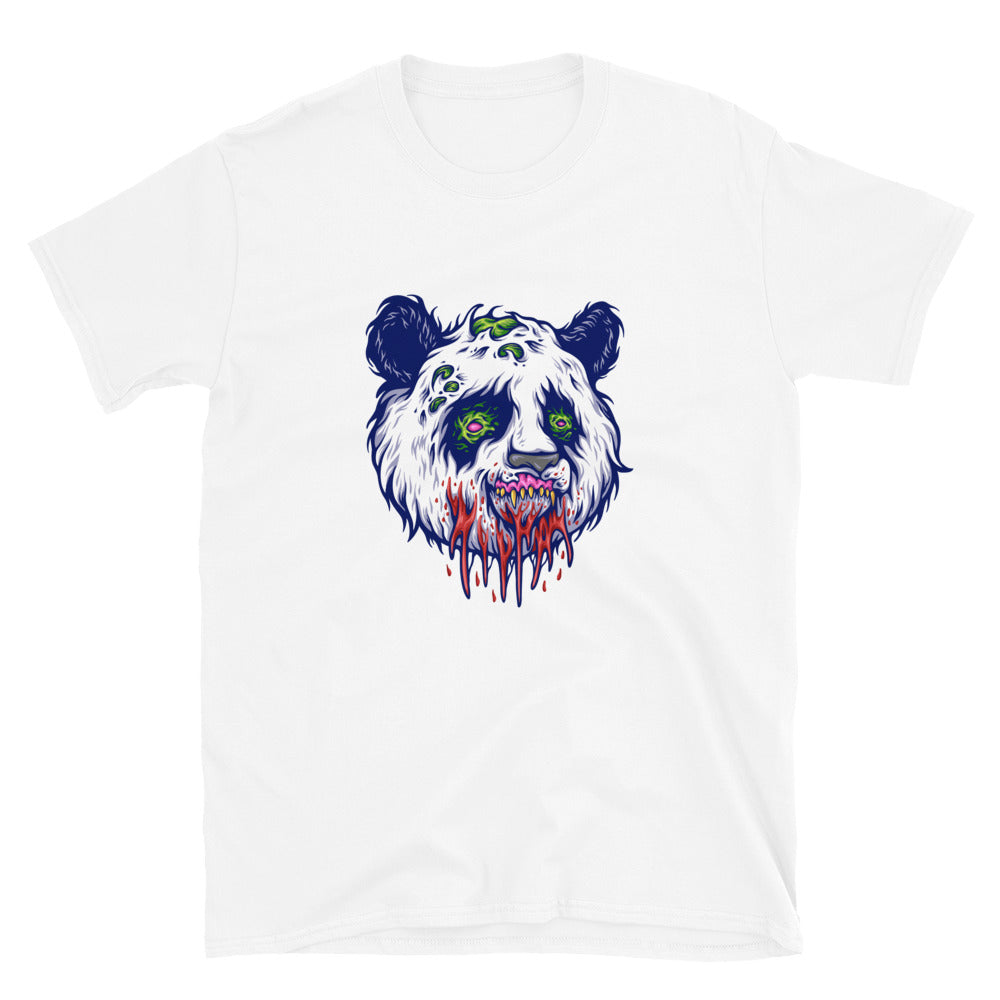 Gruseliges Pandakopf-Monster Fit Unisex Softstyle T-Shirt