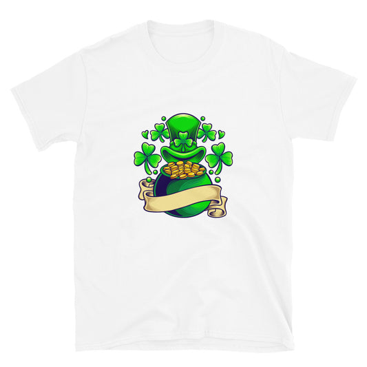 St. Patricks Gelddosen mit Vintage-Band Fit Unisex Softstyle T-Shirt