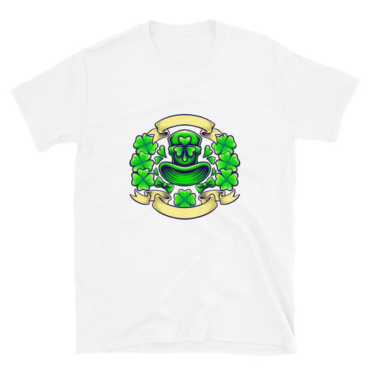 St. Patricks Clover Day mit Vintage Fit Unisex Softstyle T-Shirt