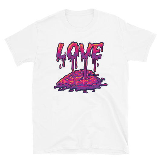 Love Melting Heart, Valentine Day - Fit Unisex Softstyle T-Shirt