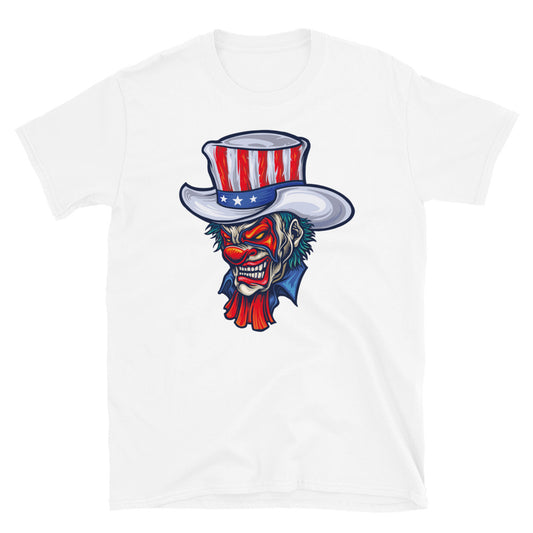 Payaso malvado, Halloween americano - Camiseta unisex de estilo suave