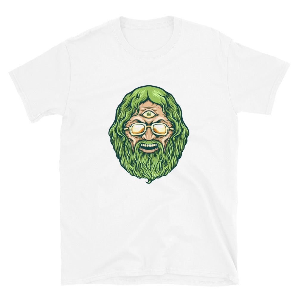 Vintage Head Cannabis Man Kush Fit Unisex Softstyle T-Shirt