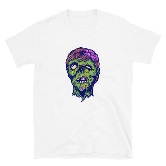 Vintage Zombie Horror Fit Unisex Softstyle camiseta