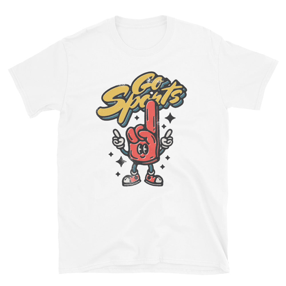 Go Sports Foam Finger Vintage Fit Unisex Softstyle T-Shirt