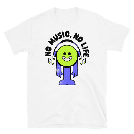 No Music No Life Cute Fit Unisex Softstyle T-Shirt