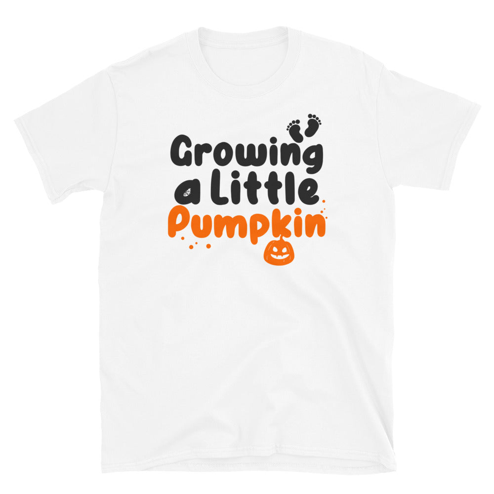 Growing a Little Pumpkin Halloween Fit Unisex Soft style T-Shirt