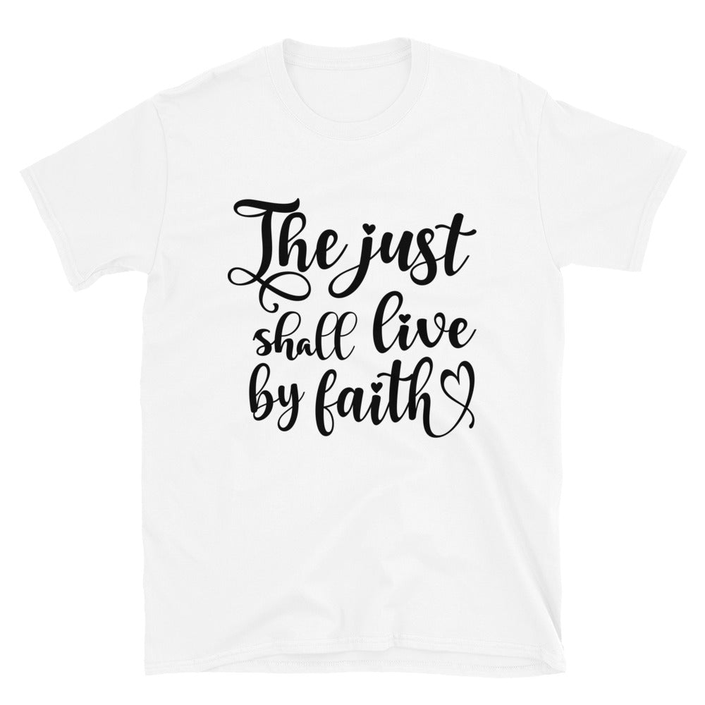 The Just Shall Live By Faith Fit Unisex Softstyle T-Shirt