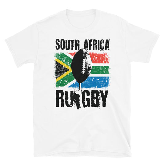 Südafrika Rugby Fit Unisex Softstyle T-Shirt