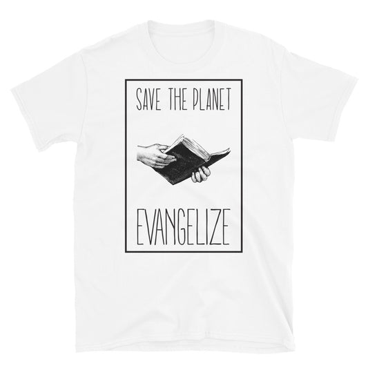 Save the Planet Evangelize Fit Unisex Softstyle T-Shirt