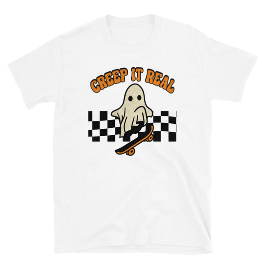 Creep it Real Retro, Halloween Fit Unisex Soft style T-Shirt