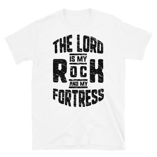 El Señor es mi roca y mi fortaleza Fit Camiseta unisex Softstyle