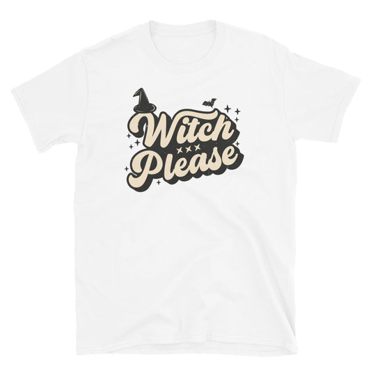 Witch Please Retro Halloween Fit Unisex Softstyle T-Shirt