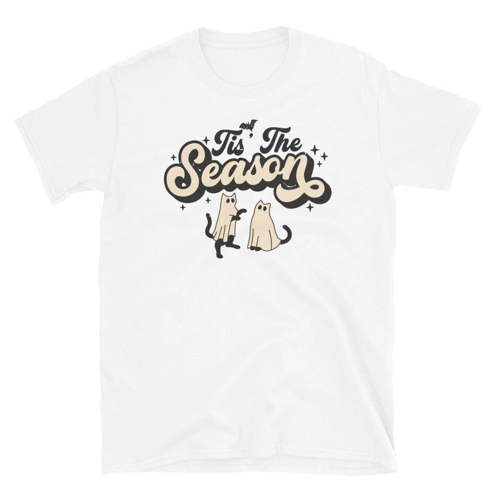 Tis The Season, Retro Style Halloween Fit Unisex Softstyle T-Shirt