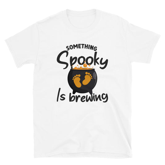 something Spooky is Brewing, Fit Unisex Softstyle T-Shirt