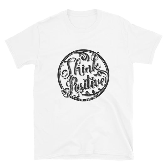 Think Positive grunge Fit Camiseta unisex de estilo suave