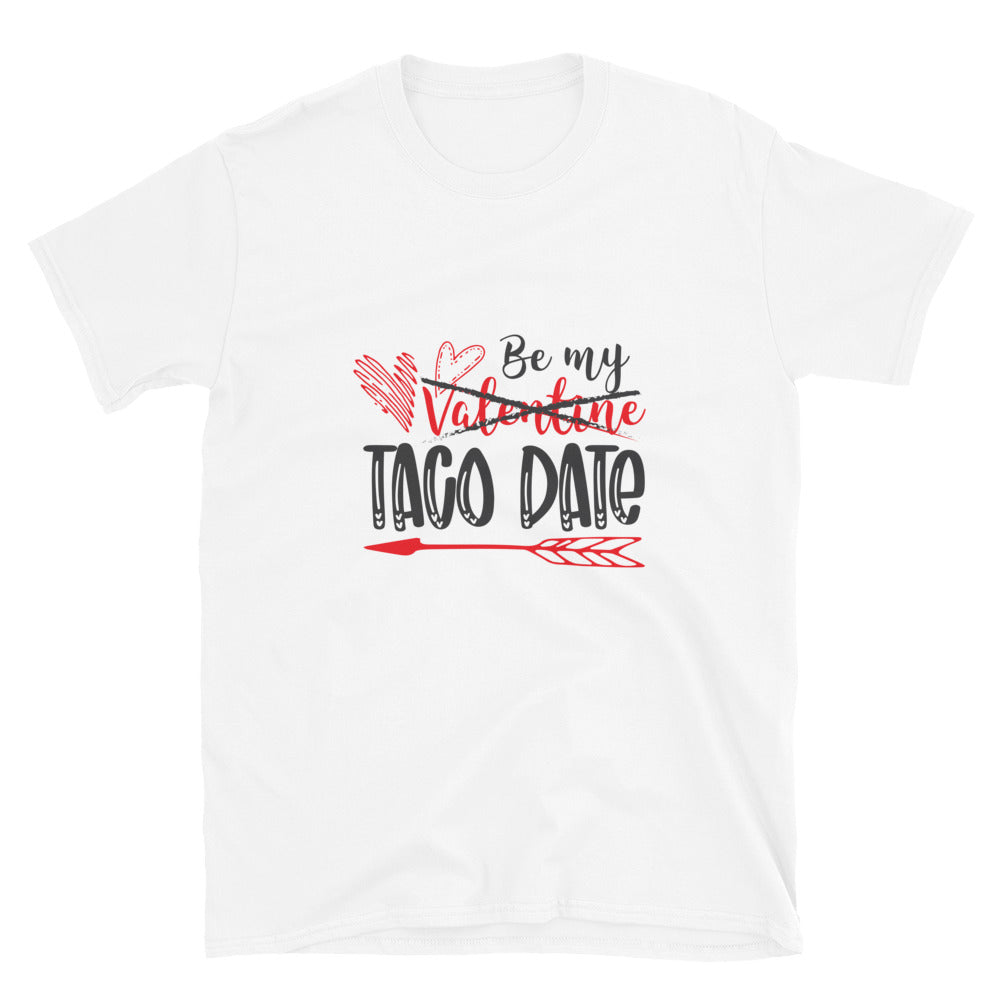 Taco Date, süßes Valentinstag-Fit-Unisex-Softstyle-T-Shirt