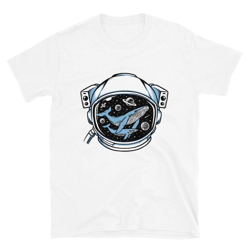 Wal im Astronautenhelm Fit Unisex Softstyle T-Shirt