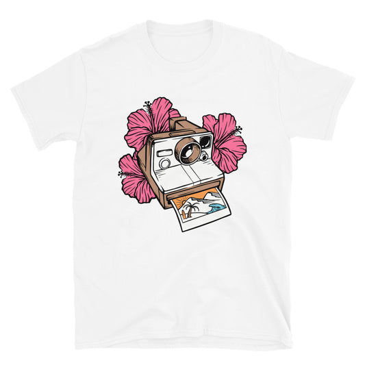 Retro old camera Fit Unisex Softstyle T-Shirt