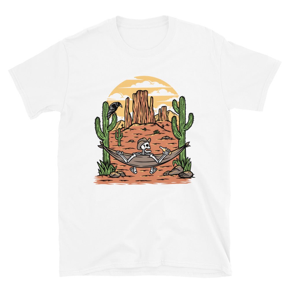 Tómate un tiempo para relajarte en el desierto Fit Camiseta unisex Softstyle