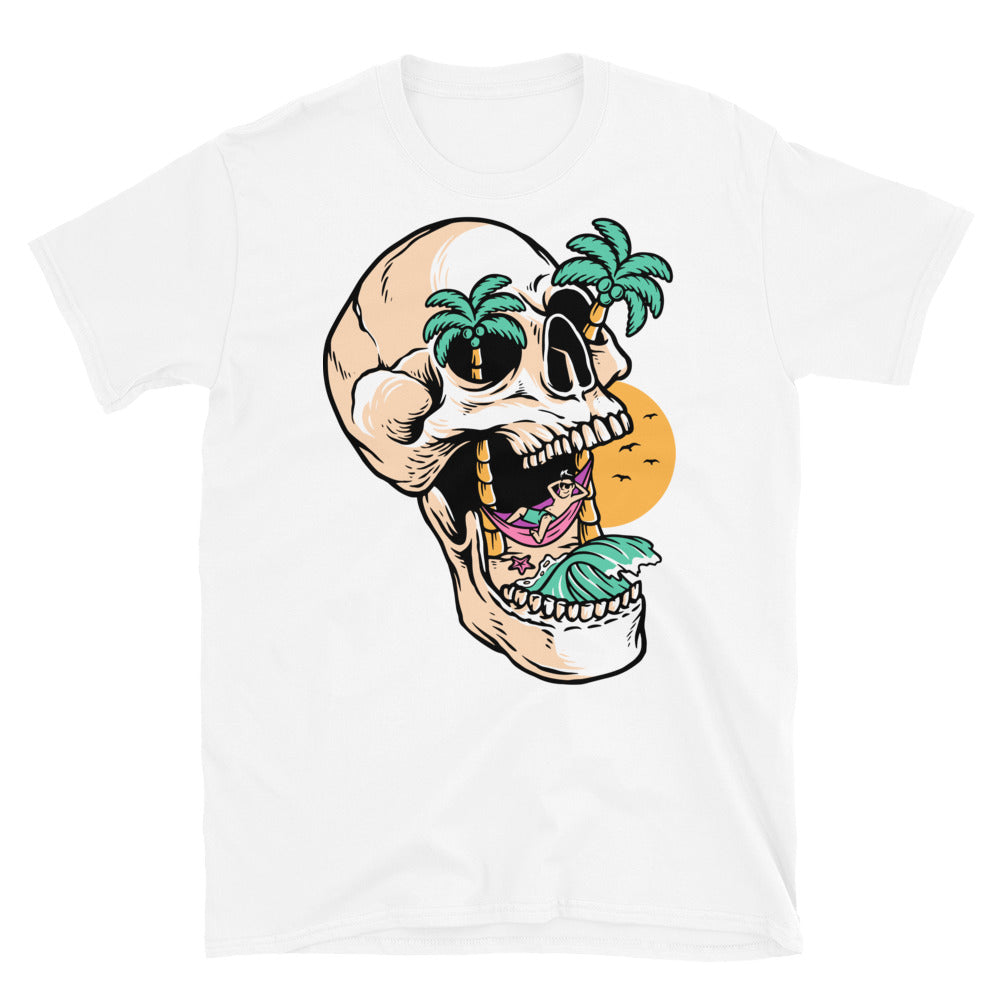 Relax on skull island Fit Unisex Softstyle T-Shirt