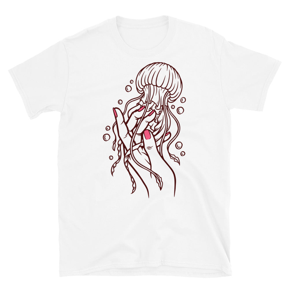 Hands and Jellyfish - Fit Unisex Softstyle T-Shirt