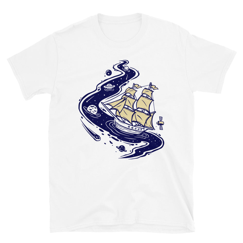 Sail into space Fit Unisex Softstyle T-Shirt