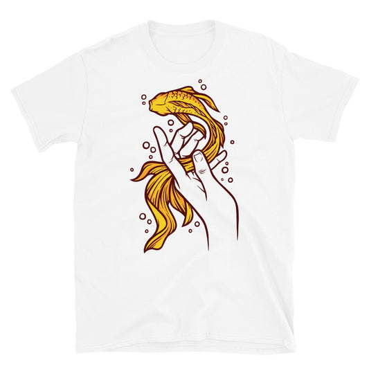 Fish and Hand - Fit Unisex Softstyle T-Shirt