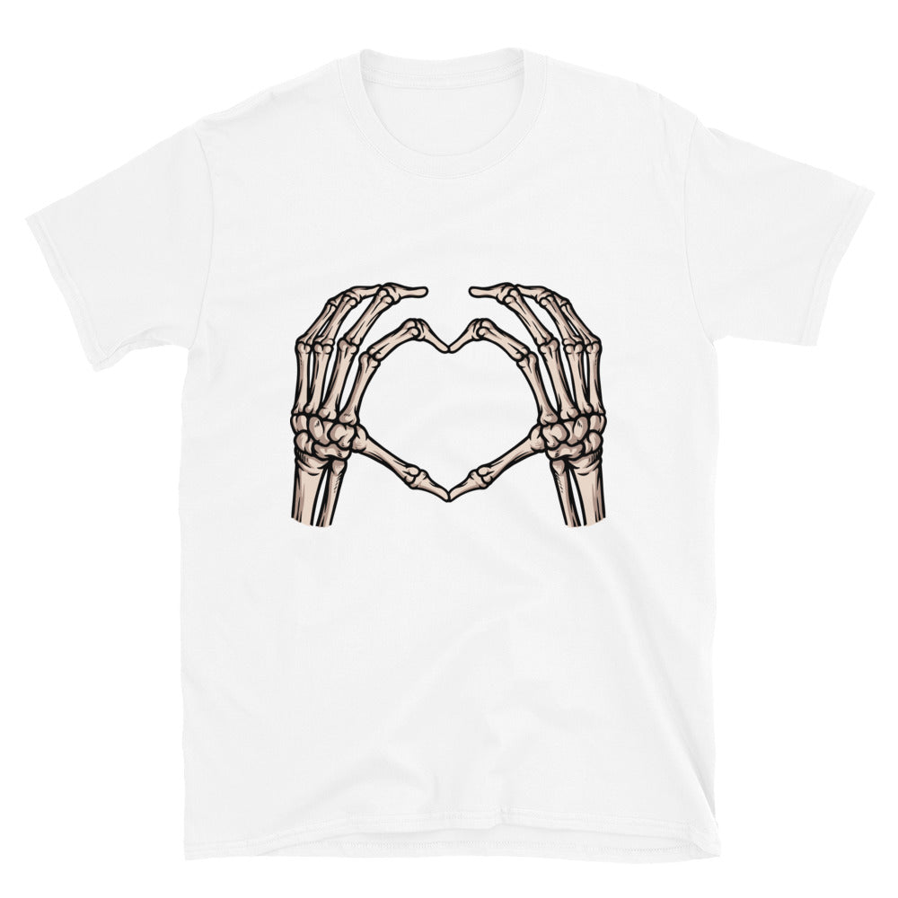 Skull Hand Love Fit Unisex Softstyle T-Shirt