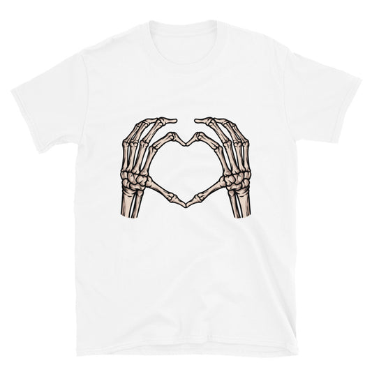 Skull Hand Love Fit Unisex Softstyle T-Shirt