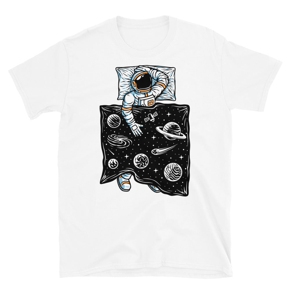 Astronaut Sleeping in the Universe - Fit Unisex Softstyle T-Shirt