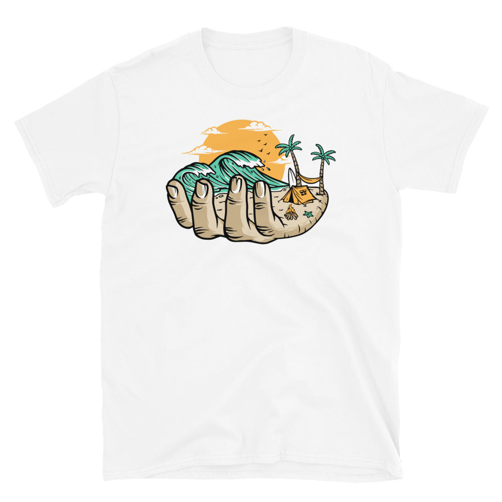 Beach on Your Hands - Fit Unisex Softstyle T-Shirt