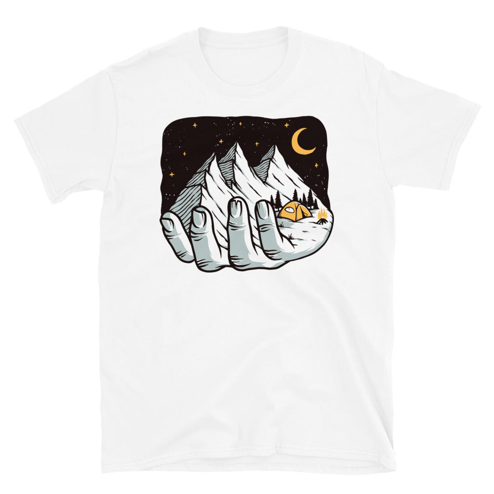 Camping at Mountain Night - Fit Unisex Softstyle T-Shirt